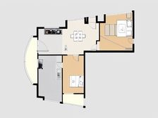 平层打通的 精装自住 看房方便