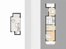 二七广场住宅产权 跃层单价低 采光充足 刷卡入户