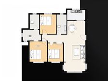 普罗旺斯三期 南北通透 三室全明户型 采光好 随时可看