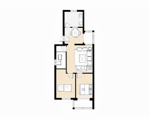紫竹院公园旁 新上大两居 紫竹院甲3号院 园林局宿舍