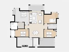 南昌大桥桥头 力高皇冠品质大平层 中间楼层