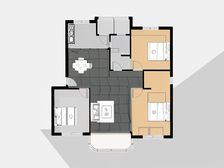 精装大三房 近汇臻路地铁 成熟社区一梯两户视野开阔