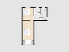 一梯三户带阁楼,目前三房,居家装修 采光好!