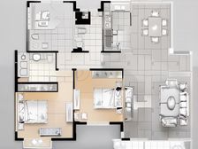 两房朝南,方正户型,家住装修,小区中间好位置