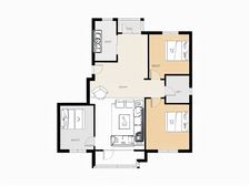 西山逸林 3室2厅 南 北