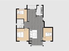 万科商圈 电梯洋房 南北全明户型 精装修拎包即住