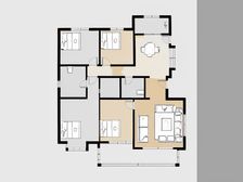 檀香府 4室1厅 南 北