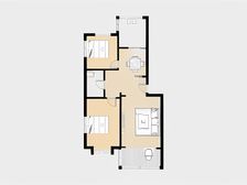 新港城 2室2厅 南 北