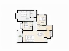 恒大城 3室2厅 东南