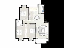 房东诚心出售,视野宽阔,南北格局.采光充足