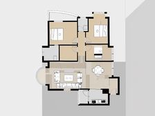莞城实验旁花园小区 电梯四房 中间楼层
