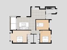 恒大三房有家具业主买来偶尔小住全新家具诚心置换出售