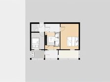 西关航天宾馆自由路,2室1厅,朝南,采光好,诚心出售