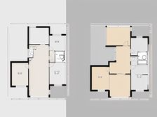 捡漏园区5号.綫丨富华苑丨挑高复式大5房丨装修3年,带阳光房