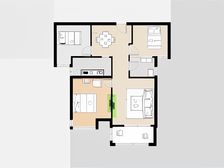 中骏蓝湾毛坯三房 采光好 视野无挡 南北通透户型方正地铁口
