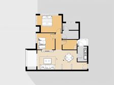 金悦湾标准3房,中间楼层,购物方便,配套齐全,