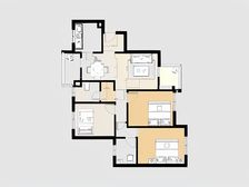 2013年!电梯高区!3房非顶楼!视野采光好!