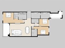 凯旋门二次装修 范思哲大理石 三套房设计 层高3.6