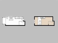 蛤地* 蜂汇复式一房两卫 保养新 带家私家电