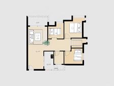 装修底子好,基本没住过,可以拎包入住。