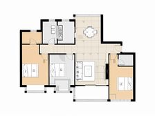 国土厅单位房 高装标 南面视野光线好 带车位出