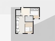 融景城2室1厅南