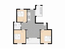 位置安静,品三室,两南一北,诚心出售,有露台