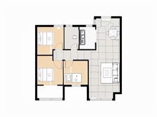 滨河阳光三室两厅 三个大阳台 有钥匙随时看房