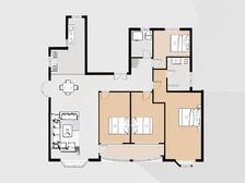 园林小区,500万进口装修,一层一户,全明,大平层