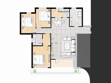 艺墅三室海景房 南北通透 楼层好