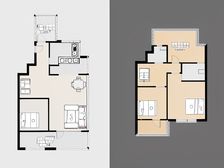 远洋城大家联排别墅 3.4.5层 毛坯 有钥匙