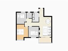 新力禧园三室两厅一厨一卫精装修