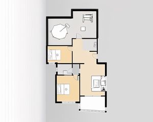 意华小区南北通透自住两居室,满五唯一