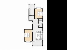 恒祥城一期封闭小区交通便利两室明厅南北通透拎包入住