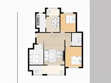 精装修三居室 证过二 房东诚心出售