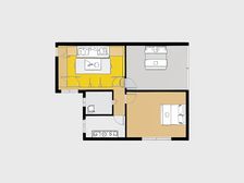 枇杷山观景台看江大两室,低楼层采光好