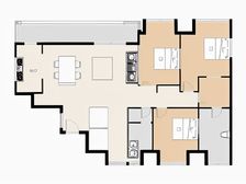 金海湾旁大平层,两梯两户带院管