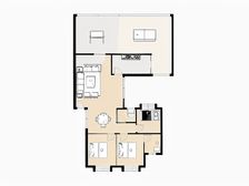 新丽城大三房 私家55平大露台 正南单边位