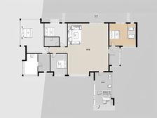 鹏瑞天玥大平层 全新未住 看小区花园 景观好