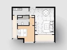 陆家嘴滨江板块高区江景一房 全南全明户型 诚意出售