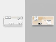 胥江河畔 ,房屋为挑高复式,民用水电,房东精装装修