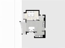 中凯城市之光新上全明一房,看房随时,看小区花园湖景