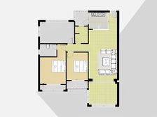 客厅南北双阳台对流 中间位置 视野开阔 安静通透