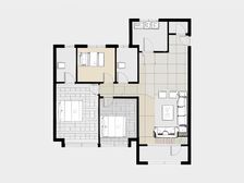 万科翡翠大道-精装修-高楼层-采光视野好