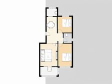 王家堡 两室两厅 东西朝向 步梯低楼层