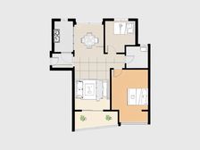 丰和新城北苑,通透两房,诚意出售,急!