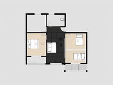 枣子岚娅正规三房,业主诚心出售,价格可谈。