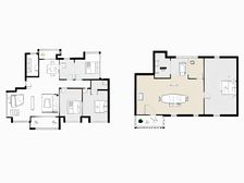 带一层实得230平电梯洋房复式带露台储藏间四房三卫