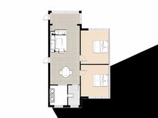 清江富林花园 2室2厅 东南