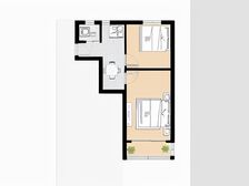 高桥一村2室1厅1卫南朝向138.00万元/套出售
